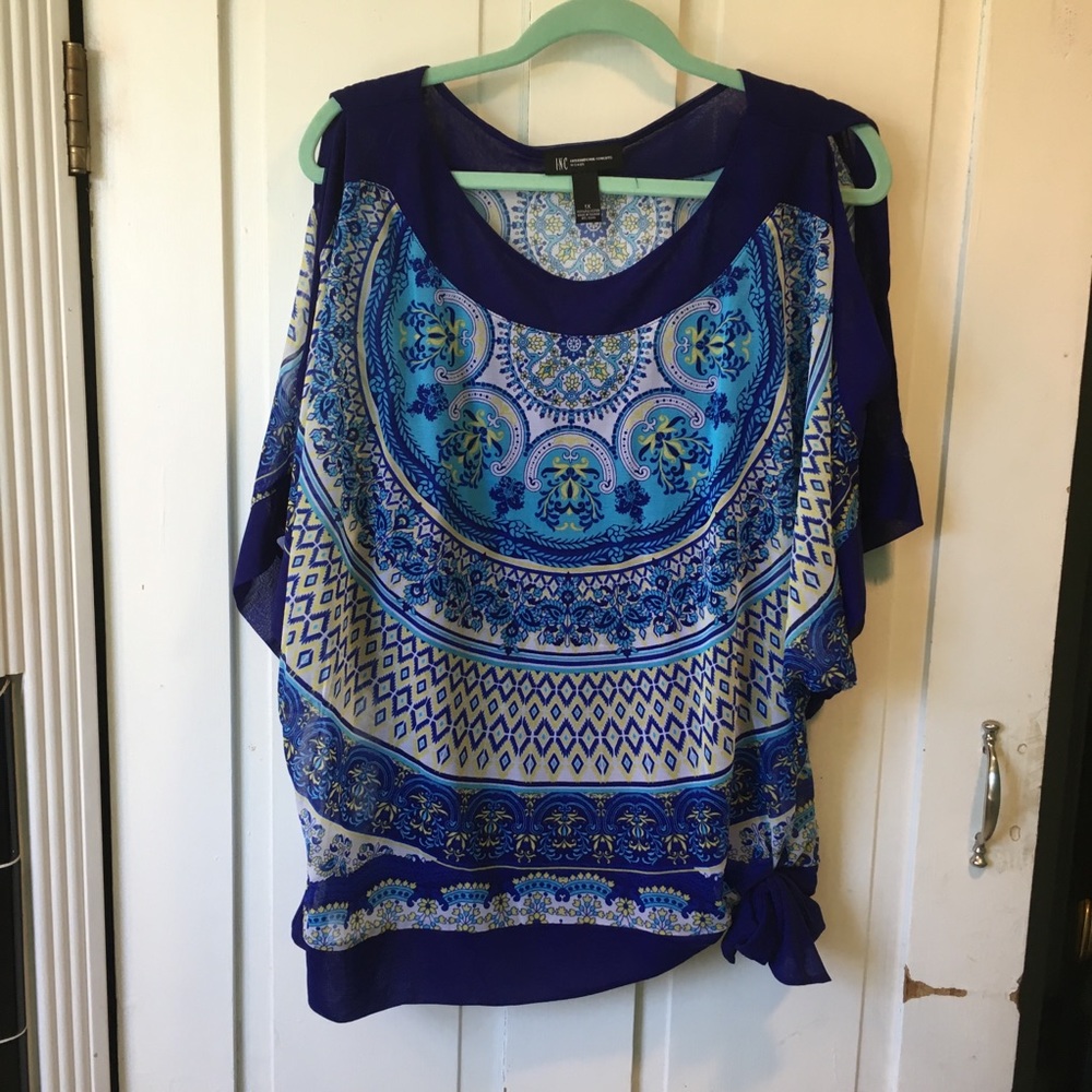 NWOT INC Dolman Sleeve Blouse 1X